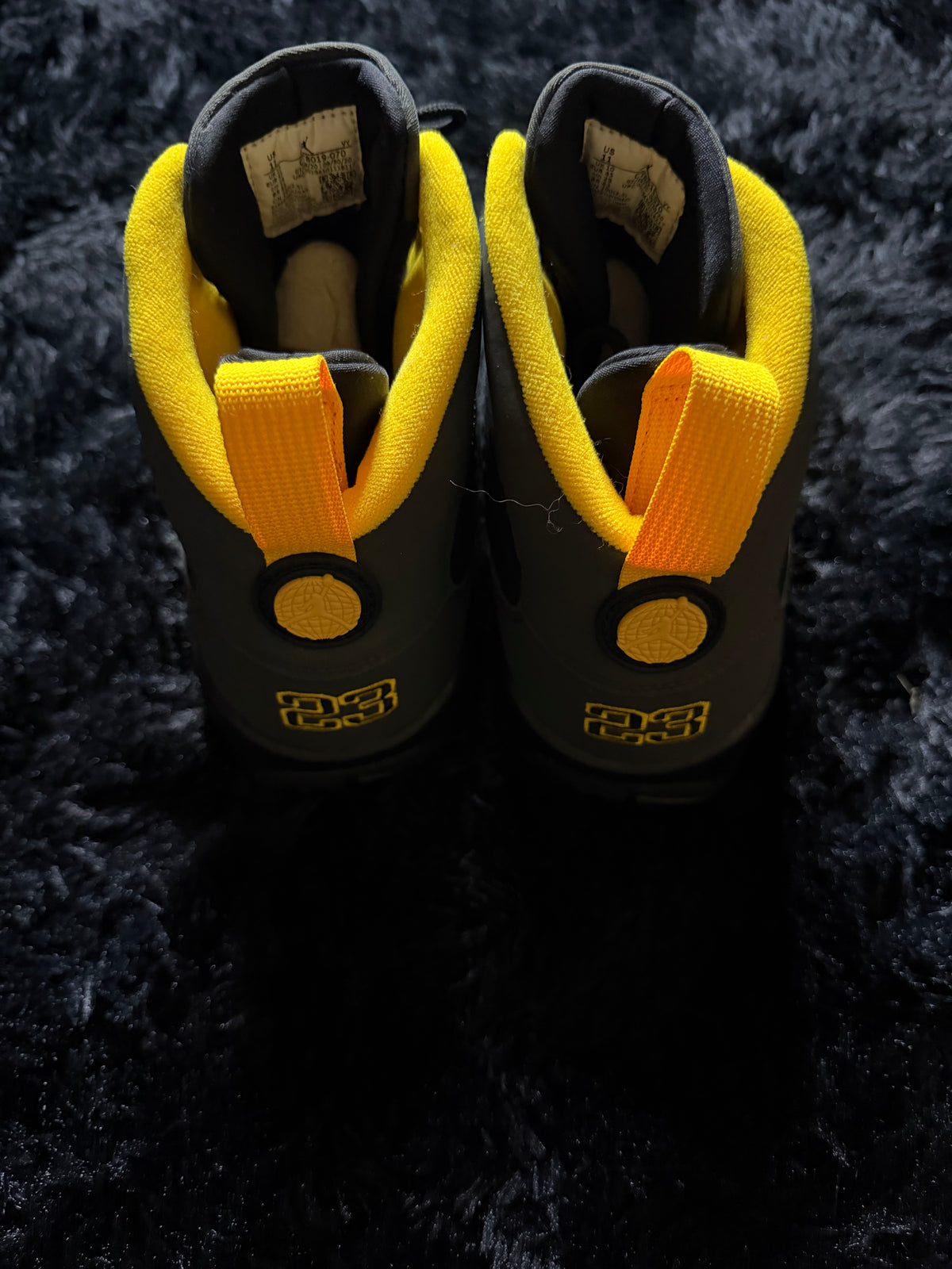 Jordan 9 “University Gold” Brand new