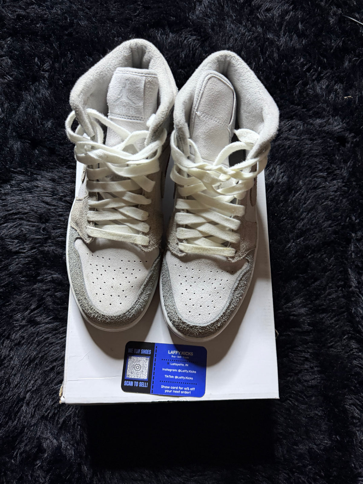 Jordan 1 mid grey Pre-Owned